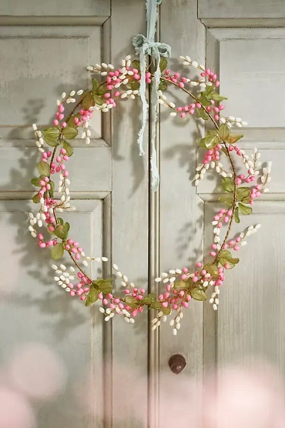 Terrain Spring Floral Oval Iron Wreath