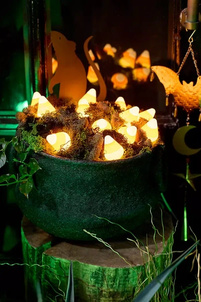 Terrain Stargazer Garden Lights, Set Of 21 Bulbs, Candy Corn
