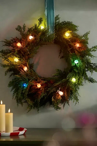 Terrain Stargazer Garden Lights, Set Of 21 Bulbs, Yesteryear Mini Edition In Green