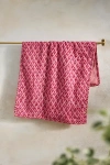 Terrain Stitched Block Print Hand Towel