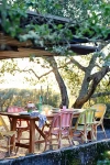 Terrain Striped Woven Indoor/outdoor Bistro Chairs, Set Of 2