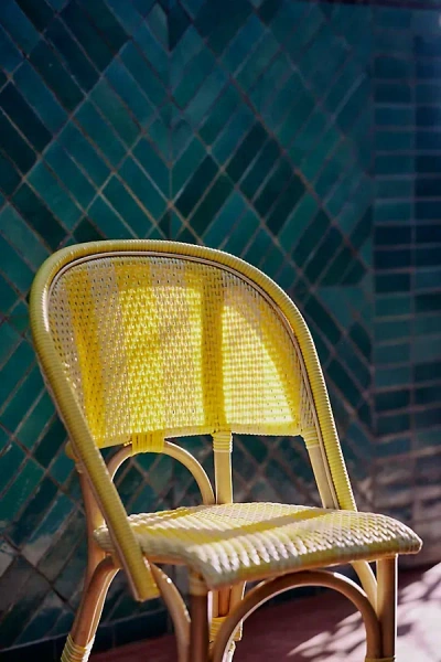 Terrain Striped Woven Indoor/outdoor Bistro Chairs, Set Of 2