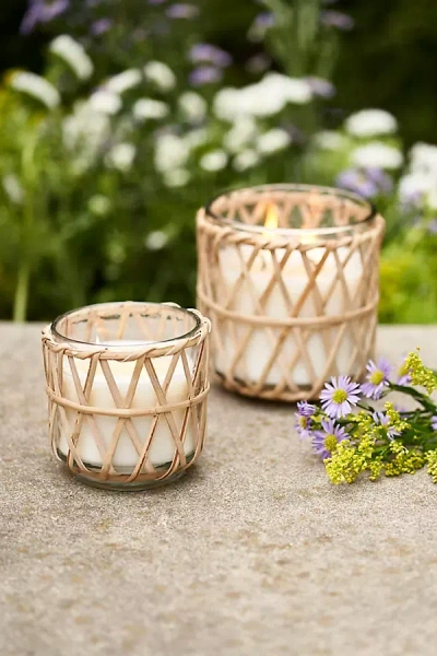 Terrain Summer Nights Rattan Citronella Candle