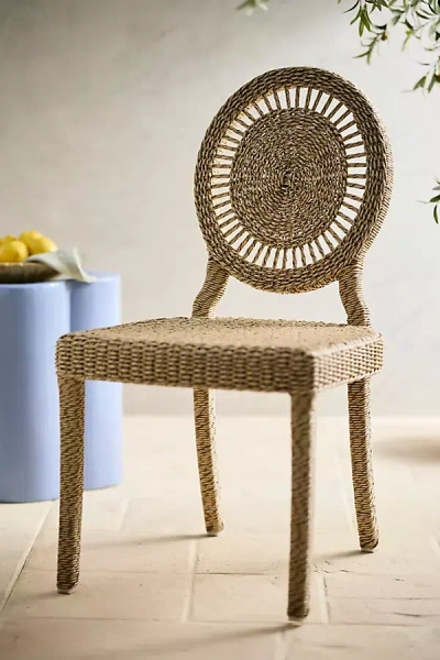 Terrain Sunburst All Weather Wicker Dining Chair