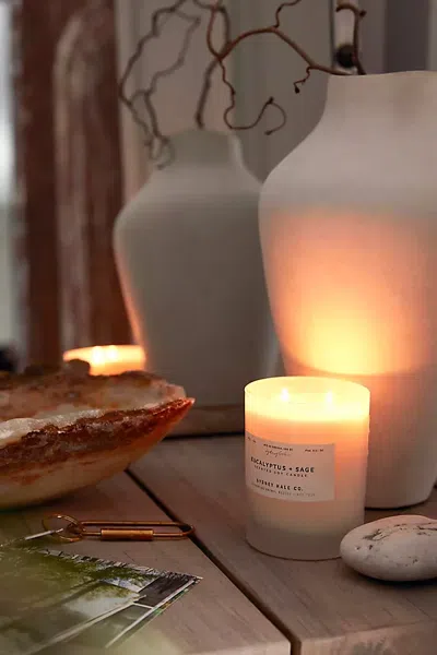 Terrain Sydney Hale Candle, Eucalyptus + Sage In White