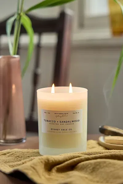 Terrain Sydney Hale Candle, Tobacco + Sandalwood In White