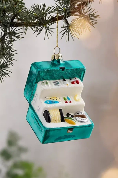 Terrain Tackle Box Glass Ornament