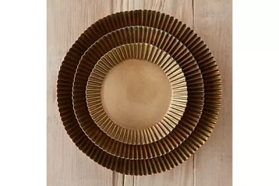 Terrain Tart Plant Tray, Brass In Blue