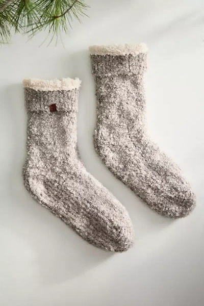 Terrain Teddy-lined Cozy Socks In Beige