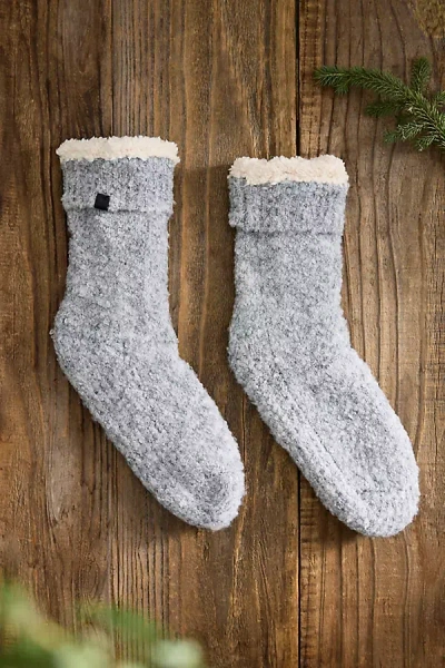 Terrain Teddy-lined Cozy Socks In Grey
