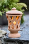 Terrain Terracotta Pedestal Lantern