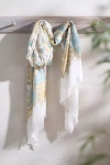 Terrain Tess Floral Scarf In Gold
