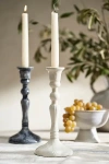 Terrain Textured Enamel Taper Holder, Medium