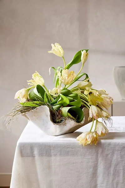 Terrain Tidal Ceramic Bowl Planter