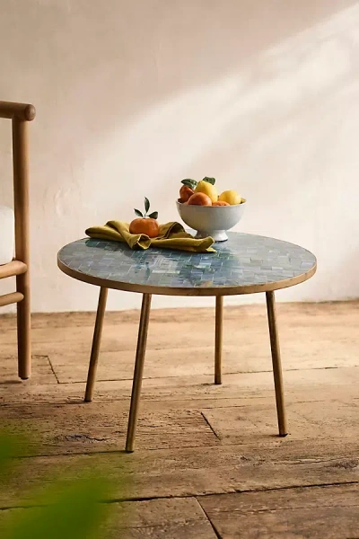 Terrain Tile Top Coffee Table In Blue