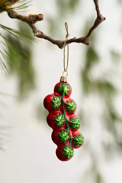 Terrain Tomato Vine Glass Ornament