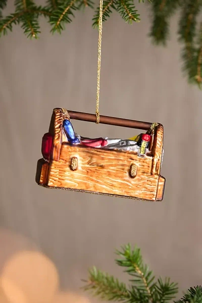Terrain Toolbox Glass Ornament In Brown