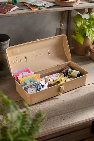 Terrain Toyo Steel Medium Seed Storage Box, Beige In Neutral