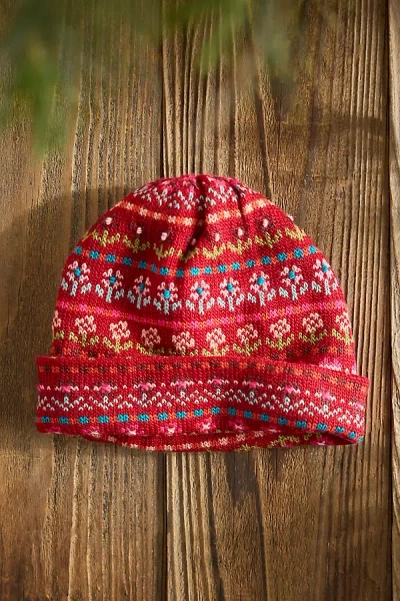 Terrain Tulip Wool Fold-up Hat In Red