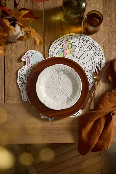 Terrain Turkey Coloring Paper Placemats, Set Of 12