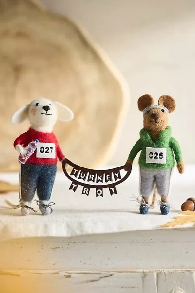 Terrain Turkey Trot Mice Felt Critters In Multicolor