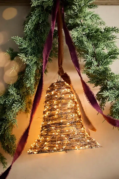 Terrain Twinkling Illuminated Vine Bell In Neutral