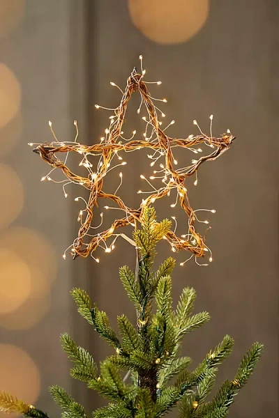 Terrain Twinkling Illuminated Vine Star Tree Topper