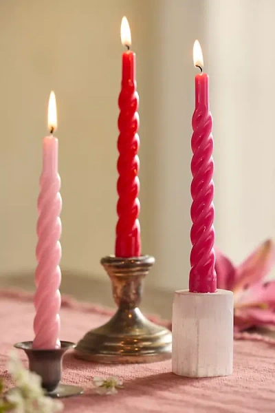 Terrain Twisty Tapers, Set Of 6 Pinks