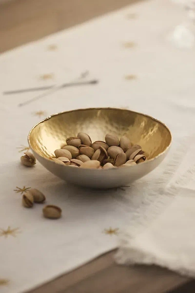 Terrain Two-tone Metallic Bowl