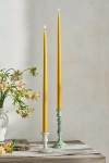 Terrain Unscented Taper Candle Set In Yellow
