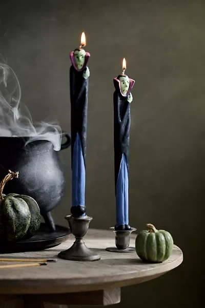 Terrain Vampire Taper Candles, Set Of 2 In Blue
