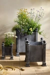 Terrain Versailles Galvanized Square Planter
