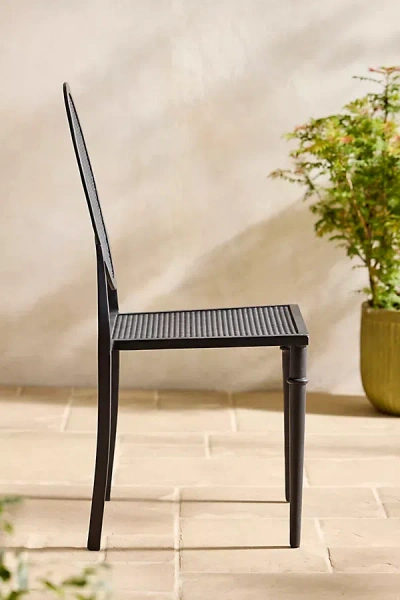 Terrain Victoria Iron Side Chair In Black