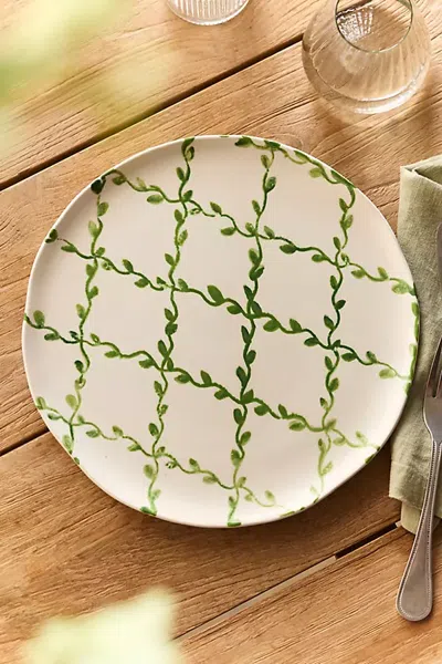 Terrain Vine Lattice Plate In Green