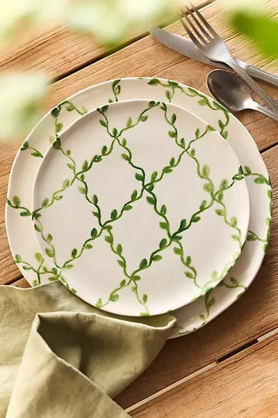 Terrain Vine Lattice Side Plate In Green