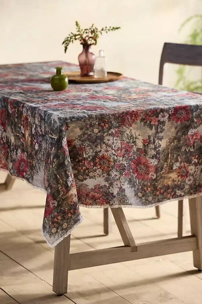 Terrain Vintage Tapestry Linen Tablecloth In Multi