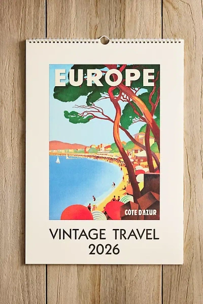 Terrain Vintage Travel 2026 Wall Calendar In Multi