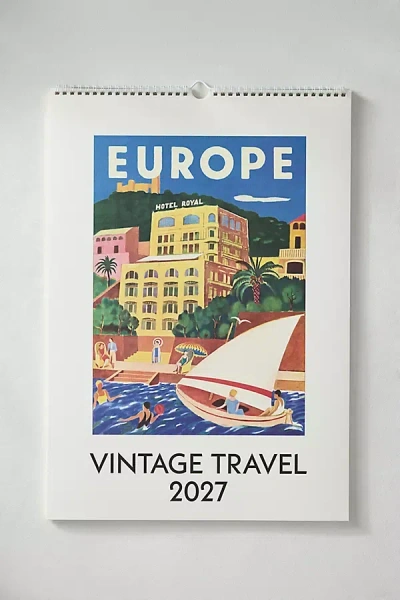 Terrain Vintage Travel 2027 Wall Calendar In Multi