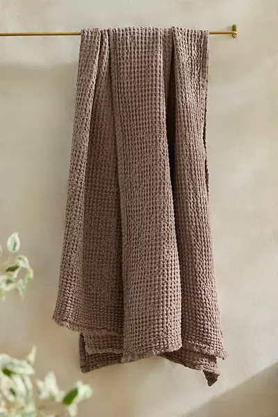 Terrain Waffle Weave Bath Towel In Beige