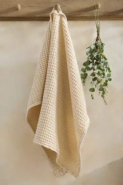 Terrain Waffle Weave Hand Towel In Ivory