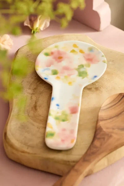 Terrain Watercolor Stoneware Spoon Rest
