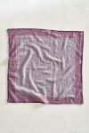 Terrain Watercolor Violets Gauze Bandana In Purple