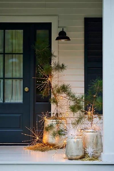 Terrain Weathered Gold Iron Planter In Multi