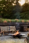 Terrain Weathering Steel Low Bowl Fire Pit