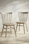 Terrain Windsor Teak Side Chairs, Set Of 2