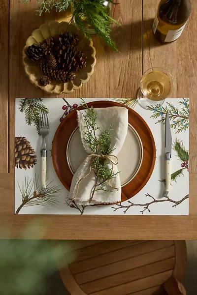 Terrain Winter Collage Paper Placemats, Set Of 18