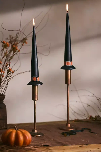 Terrain Witch Hat Taper Candles, Set Of 2