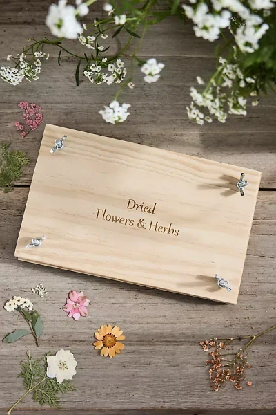Terrain Wooden Floral Press In Neutral