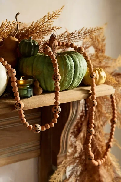 Terrain Wooden Pumpkin Garland