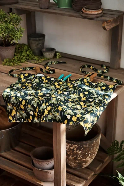 Terrain Woodland Yellow Garden Half Apron In Multi